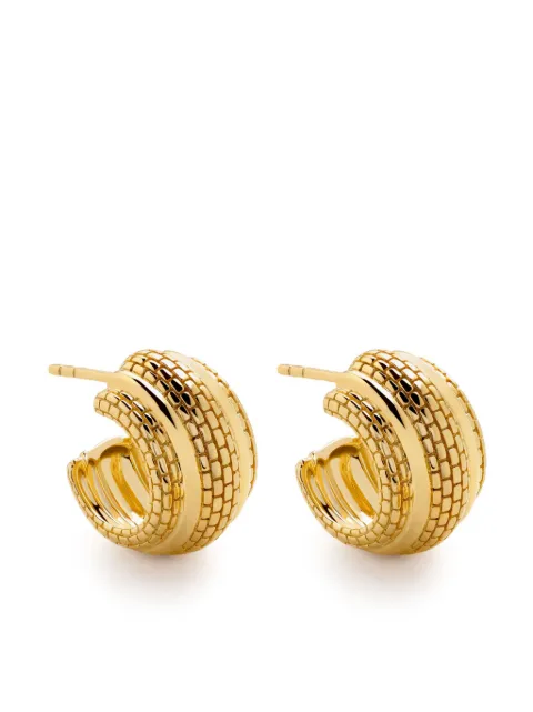 Monica Vinader small Heirloom hoop earrings Gold GPEAHRLRNON