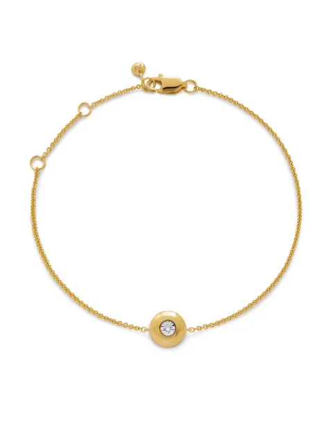 Monica Vinader 18kt yellow gold vermeil April Birthstone bracelet Gold GPBLBSNLLGD