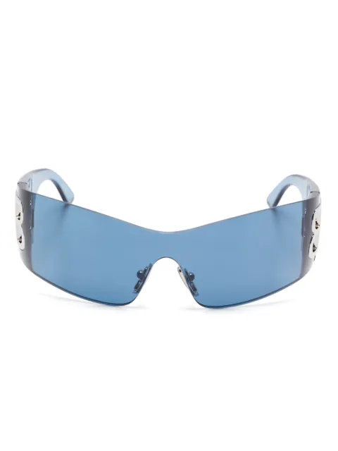 Balenciaga Eyewear wraparound-frame sunglasses Blue BB0359S002
