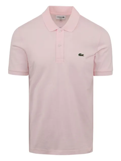Lacoste L.12.12 ribbed-collar polo shirt Pink PH4012