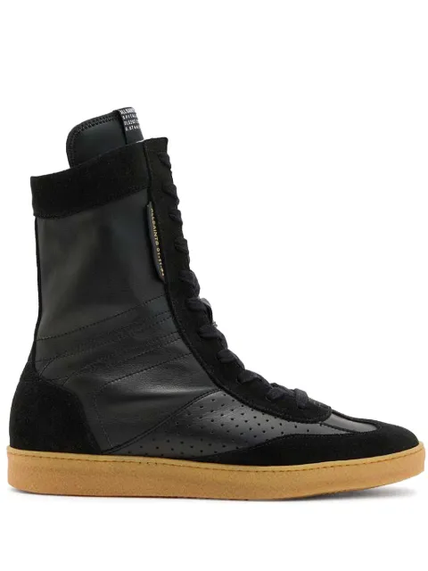 AllSaints leather sneakers Black W070FB