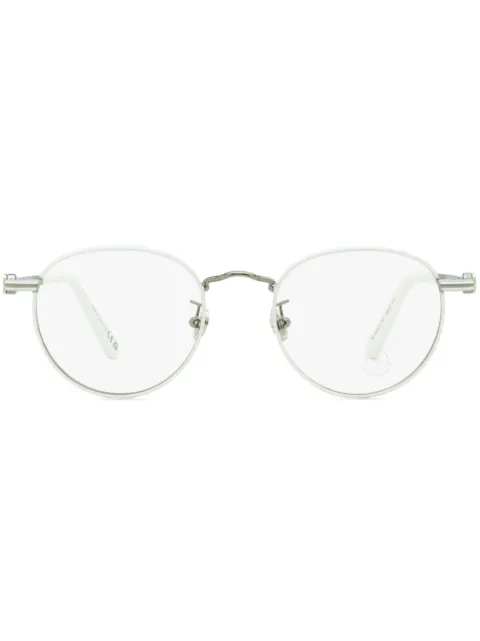 Moncler Eyewear ML5204H oval-frame glasses Silver ML5204H