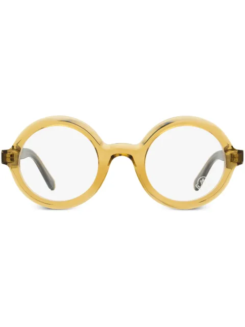 Moncler Eyewear ML5194 round-frame glasses Brown ML5194
