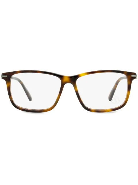 Moncler Eyewear ML5205 rectangle-frame glasses Brown ML5205