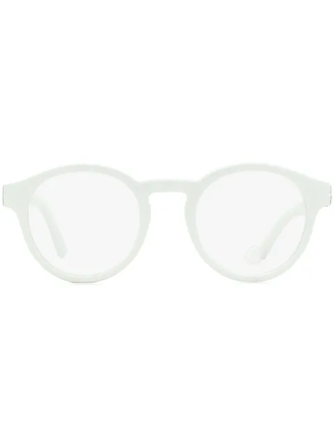 Moncler Eyewear ML5189 oval-frame glasses White ML5189