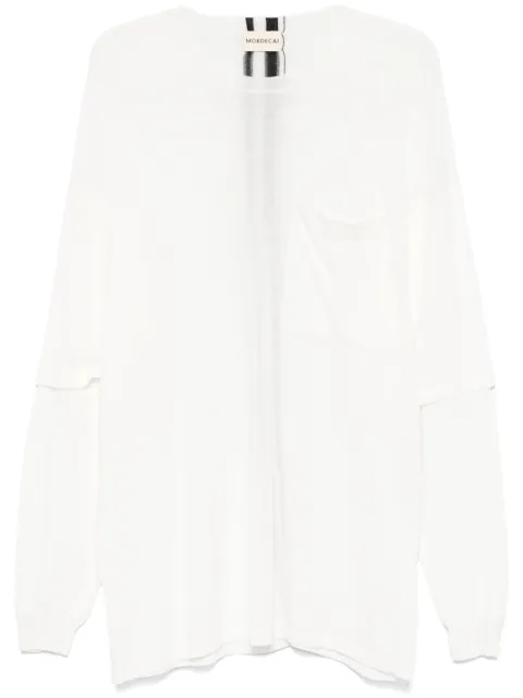 MORDECAI double layer sweater White 24A96MUK12A