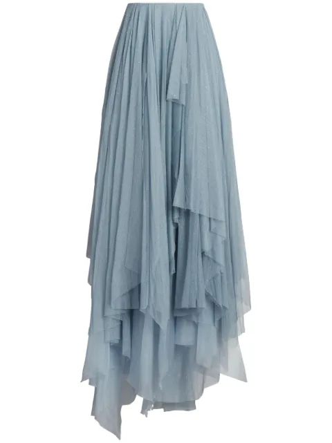 Ralph Lauren Collection Alvey tulle maxi skirt Blue 290933642001