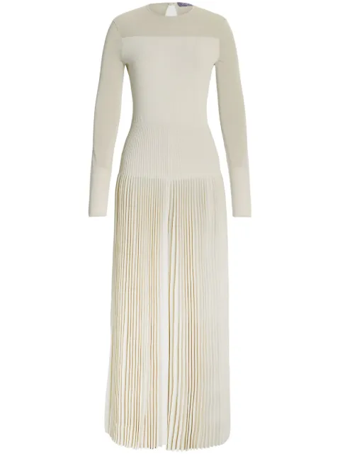 Ralph Lauren Collection pleated jumpsuit Neutrals 290934340001