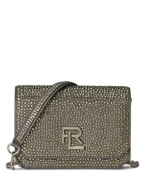Ralph Lauren Collection crystal-embellished satin bag Grey 434955011003