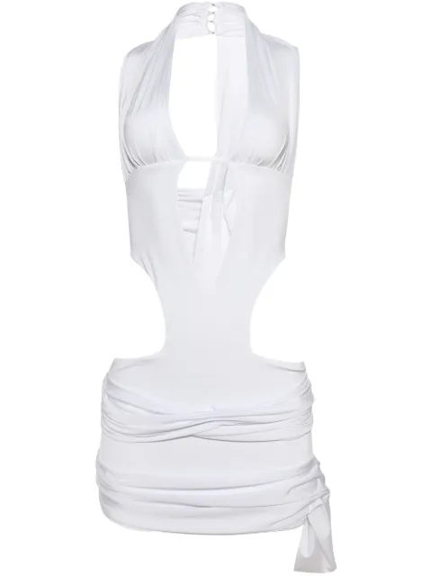 Di Petsa draped mini dress White DIVINITYDRAPEDMINIDRESS