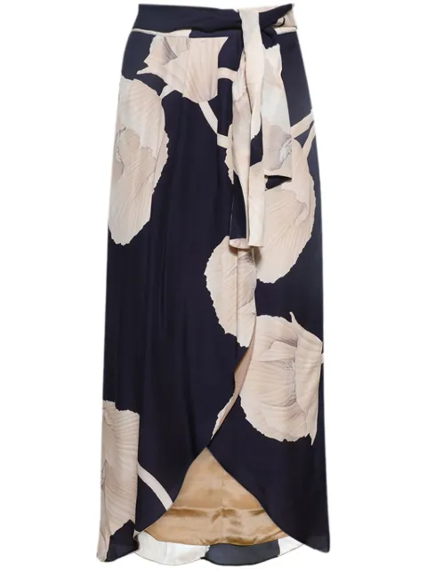 Johanna Ortiz Naturalism wrap skirt Blue PT02459