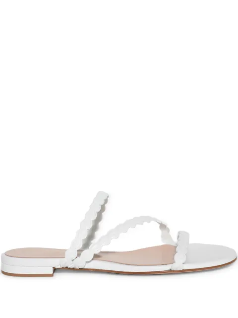 Gianvito Rossi leather slides White G1005505RICNAPBIAN