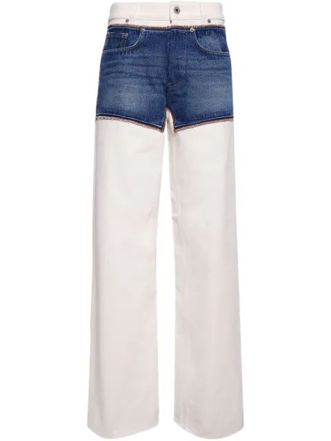 Jean Paul Gaultier Petit Grand panelled jeans Neutrals 2533FJE166D018