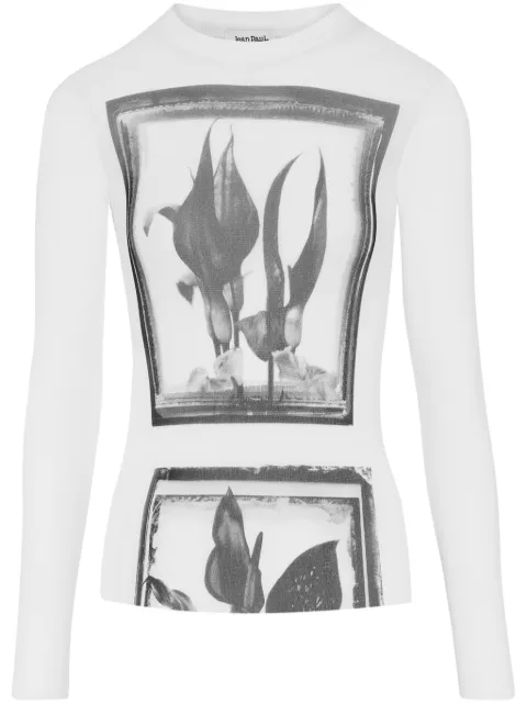 Jean Paul Gaultier Flowers Cadres top White 2533FTO259T579010200