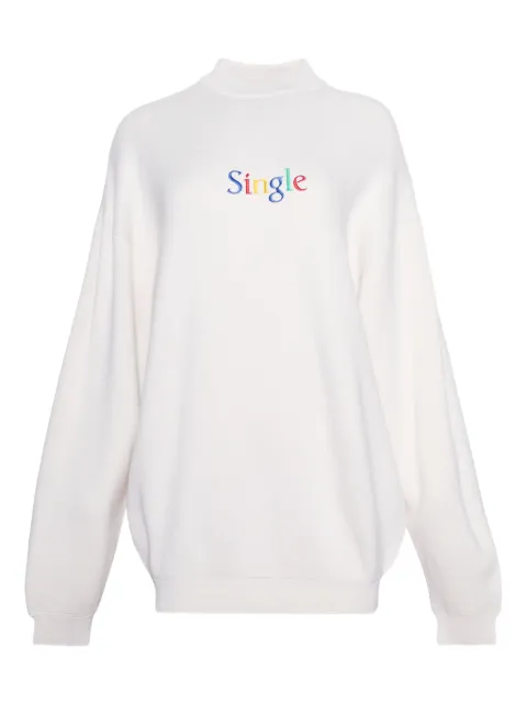 VETEMENTS embroidered sweatshirt White UA66KN120W