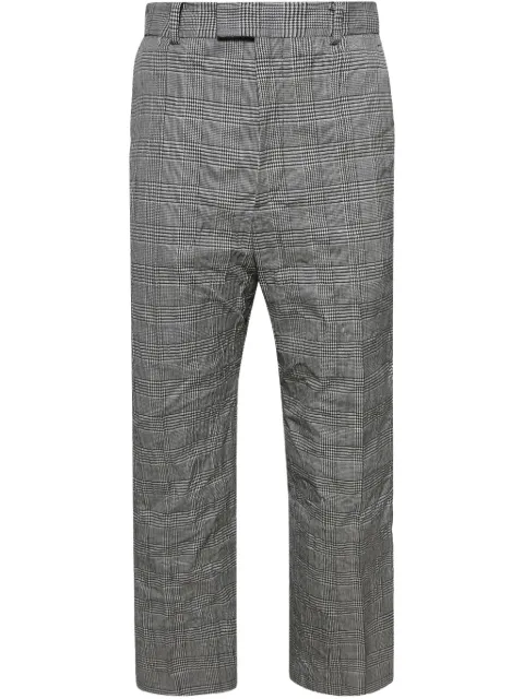 VETEMENTS checked trousers Grey UA66PA110G