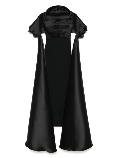 Solace London Vera maxi dress Black OS43029