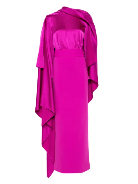 Solace London Rosalia maxi dress Pink OS43009