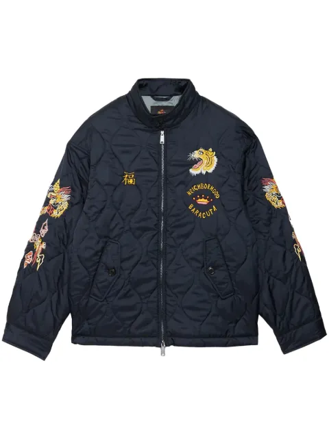 Neighborhood embroidered bomber jacket Blue BRCPS1092UT2777