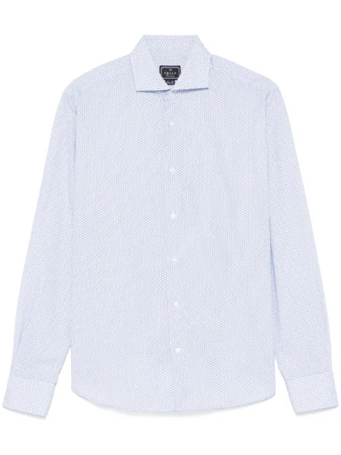 Orian graphic print shirt Blue WH02
