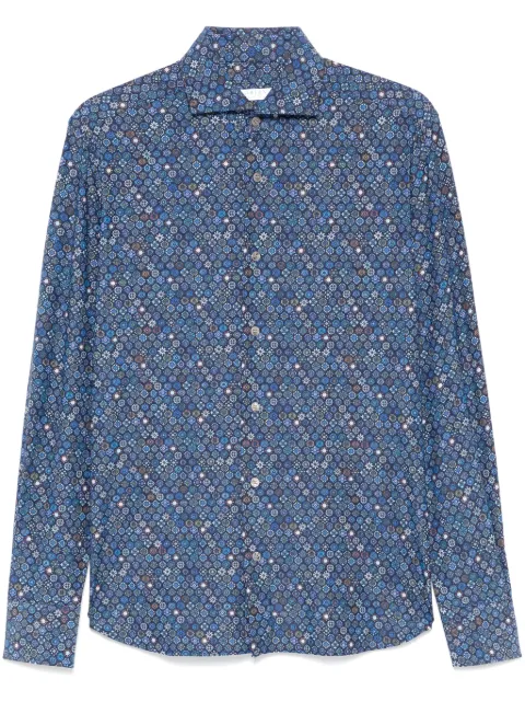 Orian graphic-print shirt Blue T102