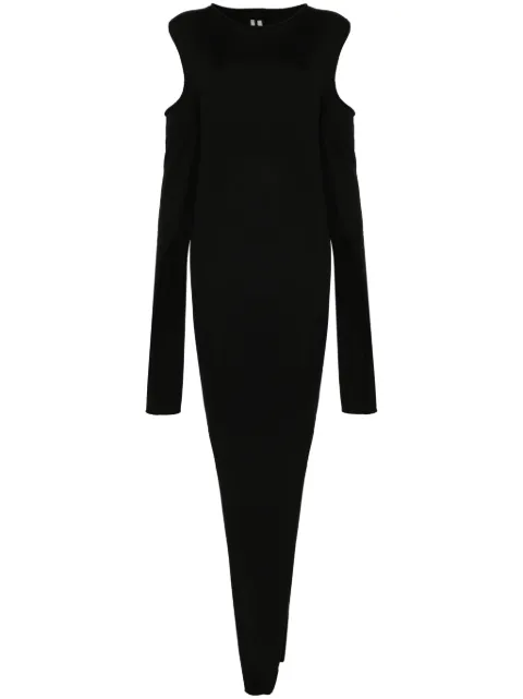 Rick Owens cut out-detail maxi dress Black RP02D3610M