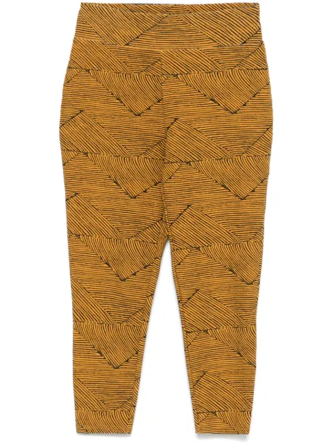 Alaïa Pre-Owned 1980s capri leggings Yellow ALA250I