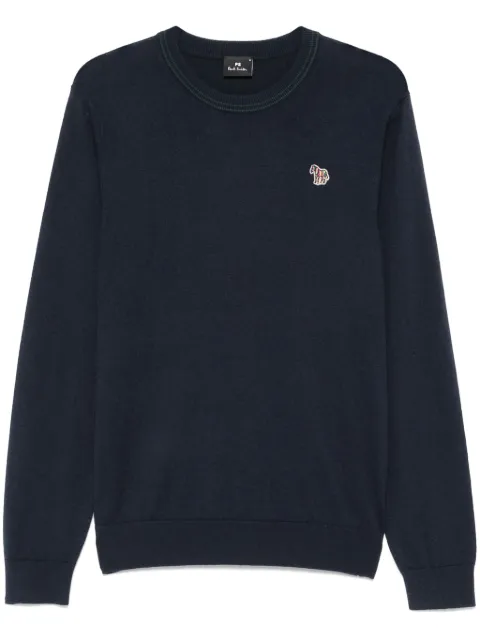 PS Paul Smith zebra-logo sweater Blue M2R530XZN22226