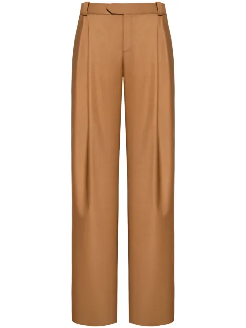 Aleksandre Akhalkatsishvili wide-leg trousers Brown AAFW24PAWOCA04