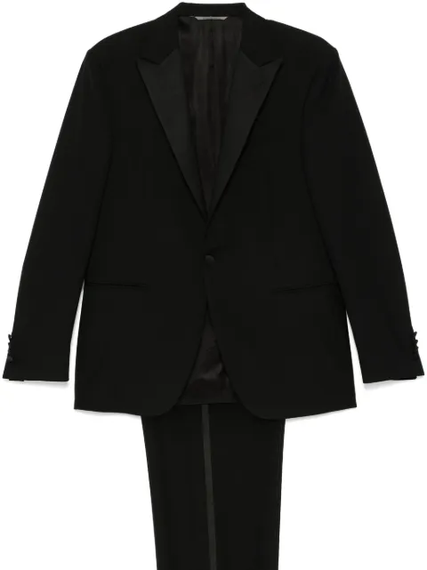Canali wool suit Black 11780BF151091