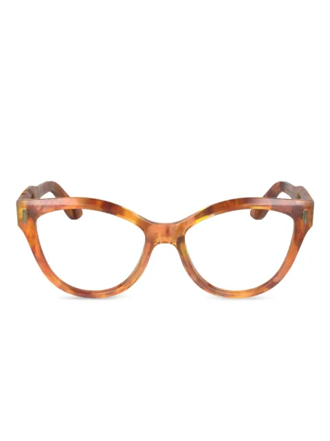 Calvin Klein cat-eye acetate frames Brown CK23541263