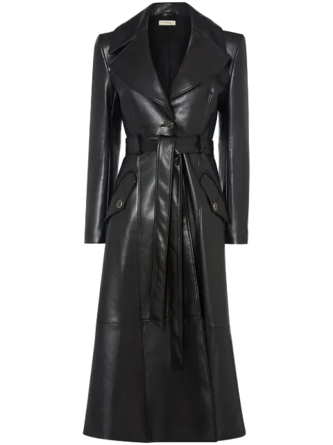 Temperley London Reynaldo trench coat Black 24AWREY54017