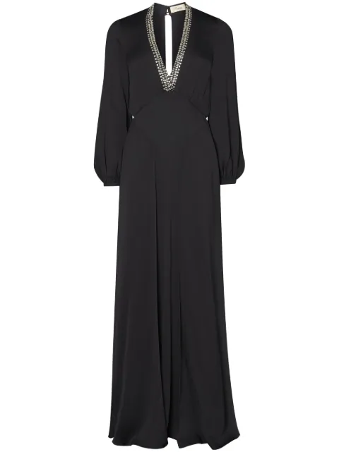 Temperley London Nina maxi dress Black 24AWINA53218B