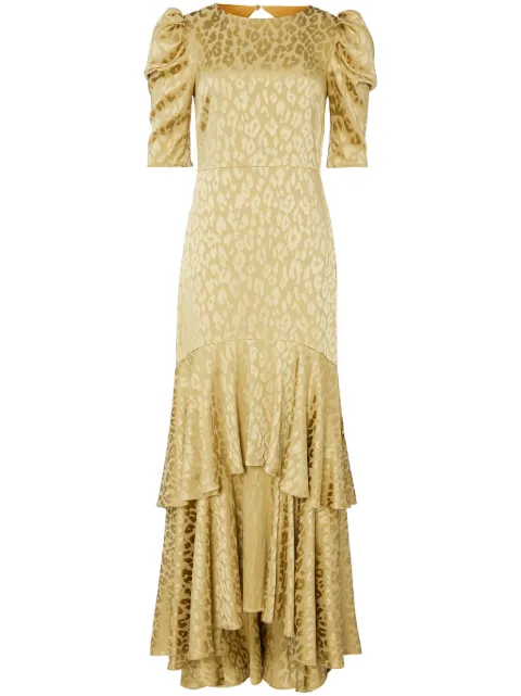 Temperley London Willow maxi dress Gold 24AWWIL54677