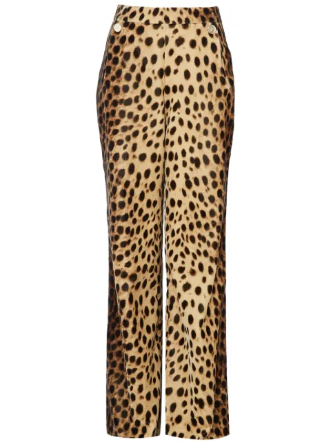 Temperley London Nemera flared trousers Neutrals 24AWNEM54377