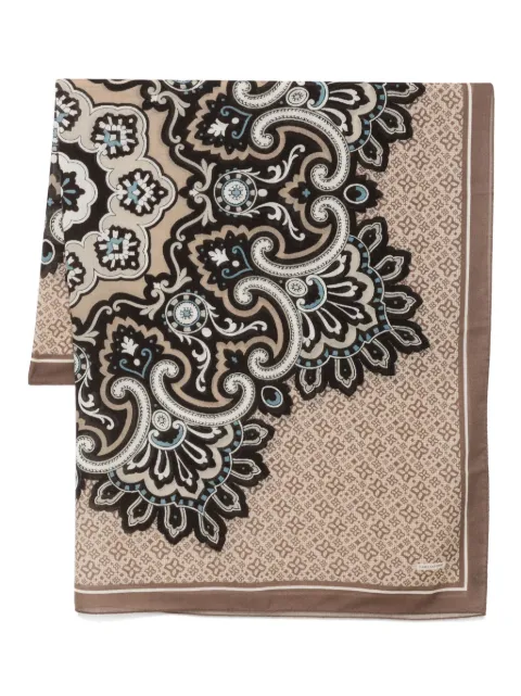 Tagliatore paisley-print scarf Brown SCIARPA140CPIT70S