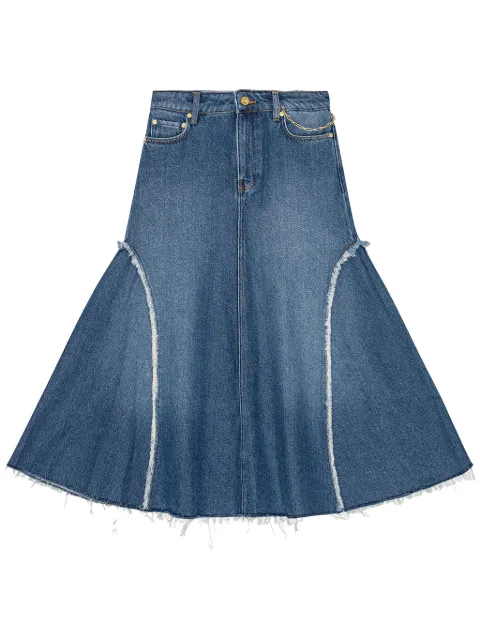 GANNI denim midi skirt Blue J1601