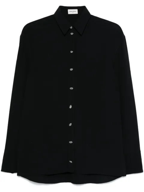 Sonia Rykiel crepe shirt Black CH11AC01