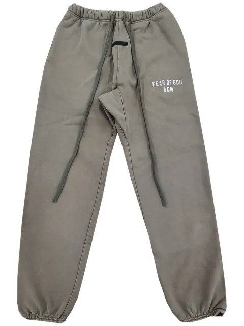 FEAR OF GOD ESSENTIALS logo-print track pants Green 130BT244455F