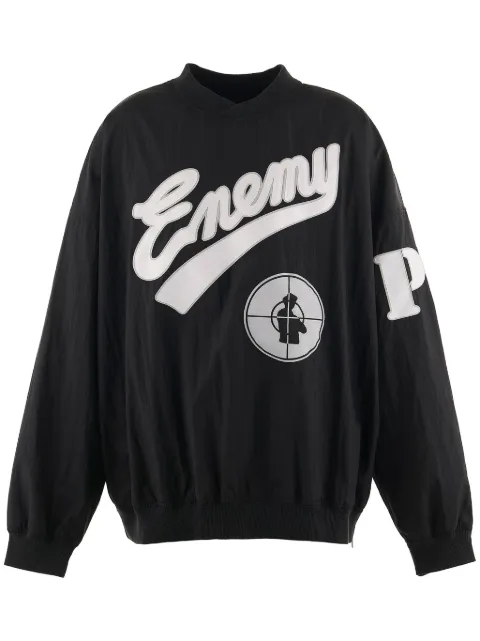 SAINT MXXXXXX Enemy sweatshirt Black SMYS10000C21BLK