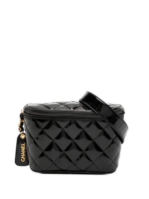 CHANEL Pre-Owned 1994 classic waist bag Black CHANELPATENTWAISTBAG