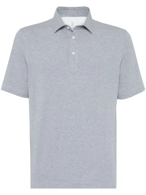 Brunello Cucinelli cotton polo shirt Grey M0B133936C8190