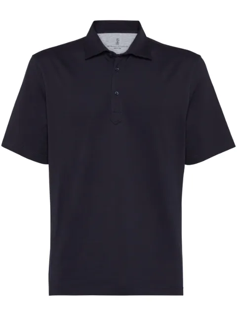 Brunello Cucinelli cotton polo shirt Blue M0B133936C4425