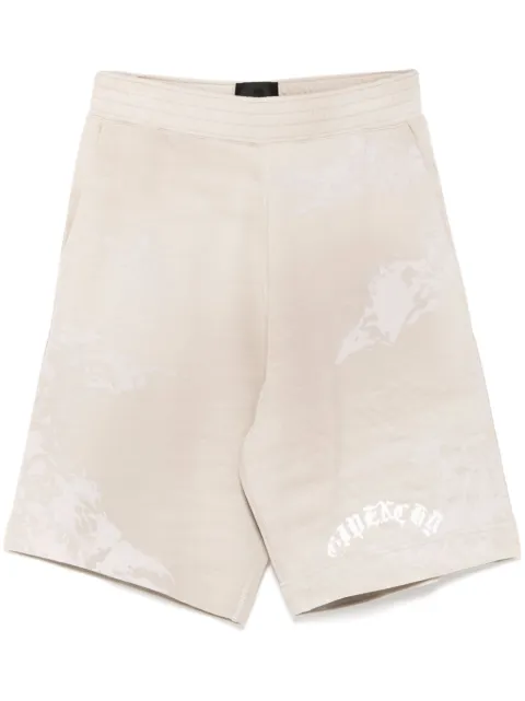 Givenchy graphic-print shorts Neutrals BM60WK4Y5A