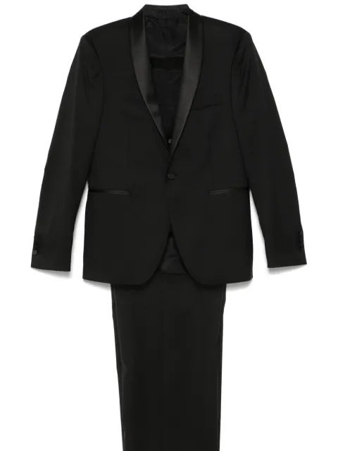 Tagliatore virigin wool dinner suit Black EFBR18A01LIS060001