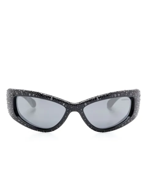 Swarovski Eyewear crystal-embellished sunglasses Black SK6027