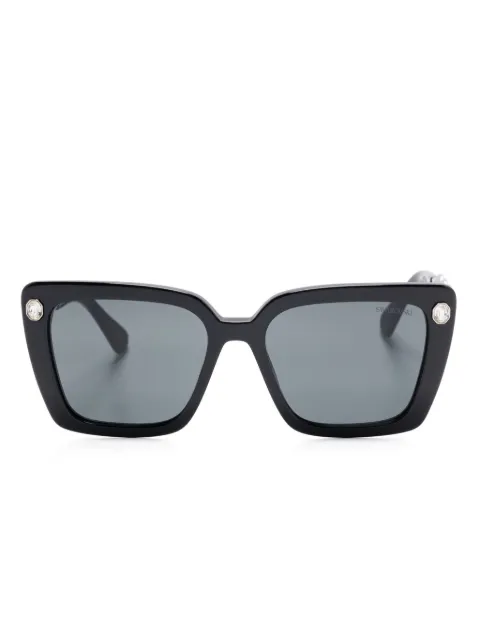 Swarovski Eyewear crystal-embellished sunglasses Black SK6032