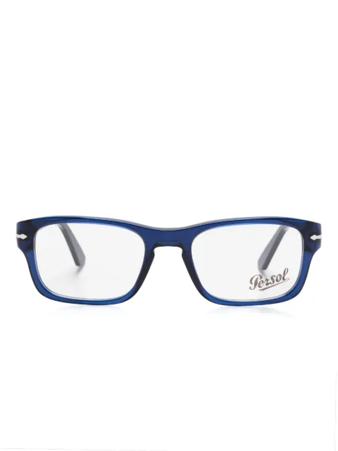 Persol rectangle-frame glasses Blue PO3364V