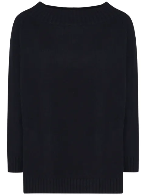 Max Mara boat-neck jumper Blue 2421366132600