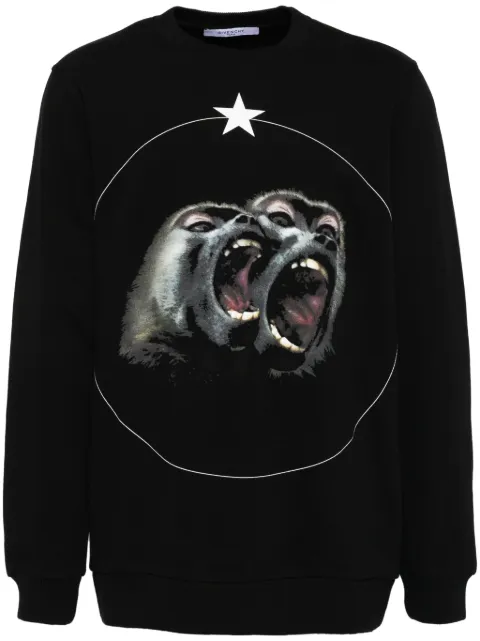 Givenchy graphic-printed sweatshirt Black 16S8855653